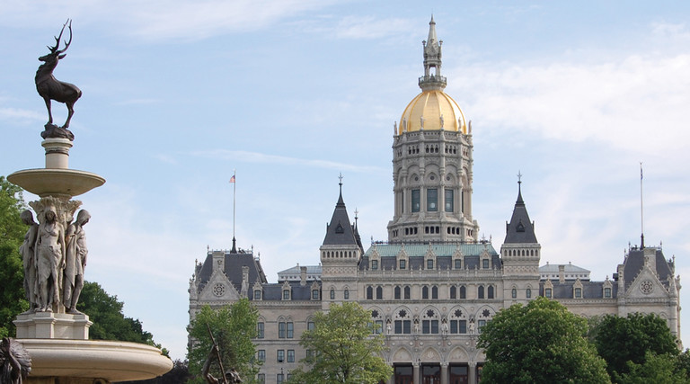 The Connecticut State Capitol in Hartford. 