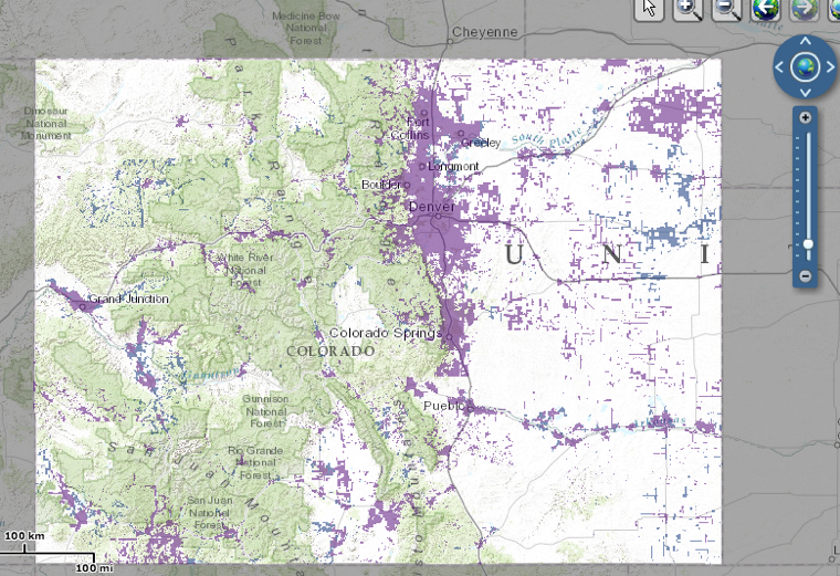 Colorado broadband map