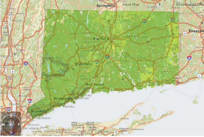 Connecticut broadband map
