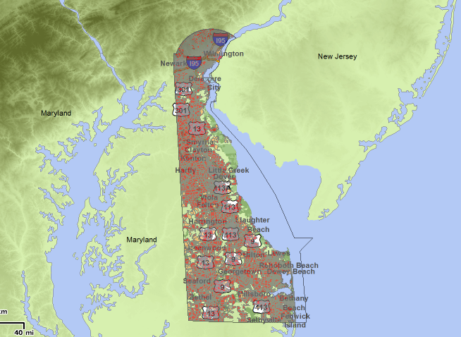 Delaware broadband map