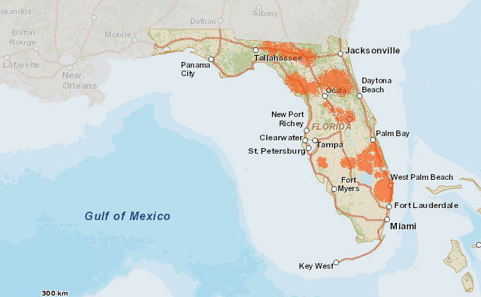 Florida broadband map