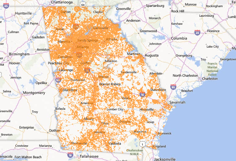 The United States Of Broadband 50 Beautiful Maps Of Connectivity