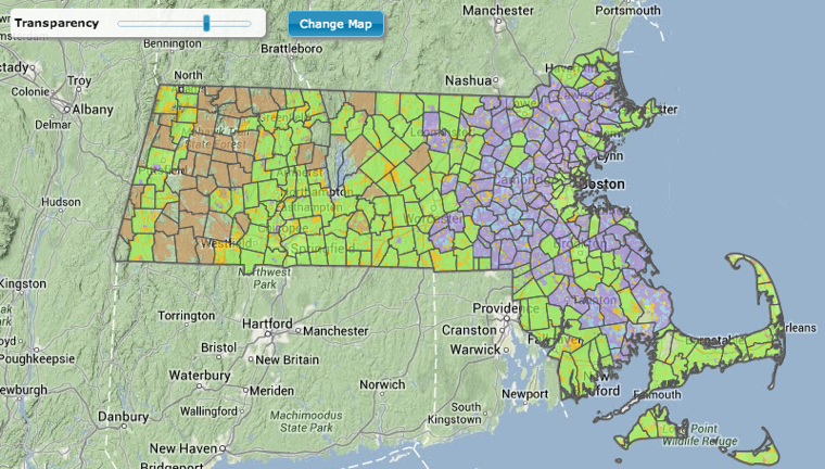 Massachusetts broadband map