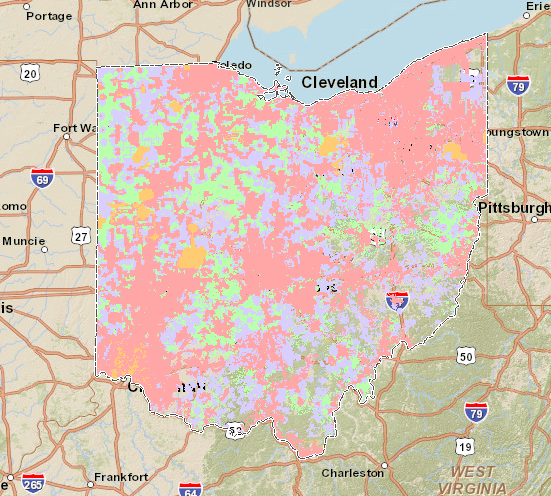 Ohio broadband map