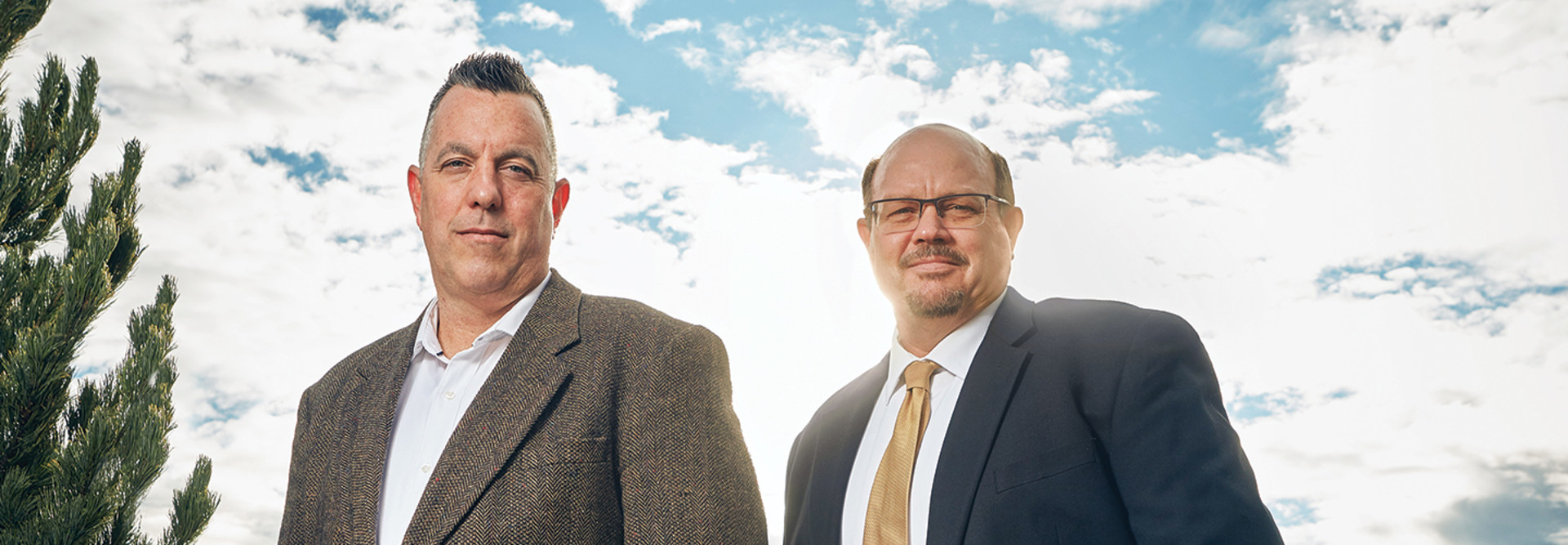 Sean Carpenter (left) and Mark Jackson of Fort Collins, Colo.,