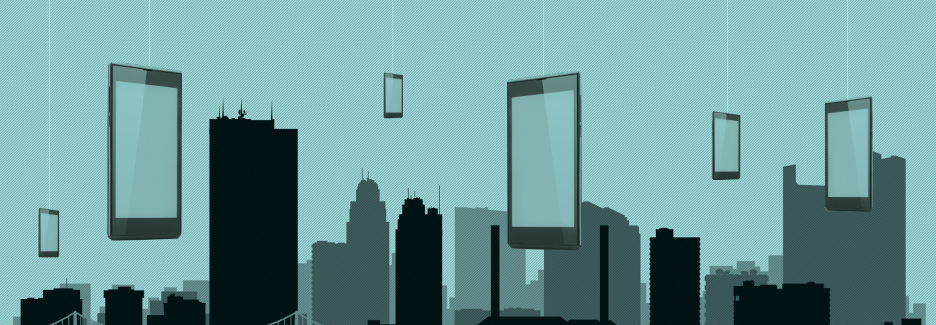 Cell phones and mobility tools in a city