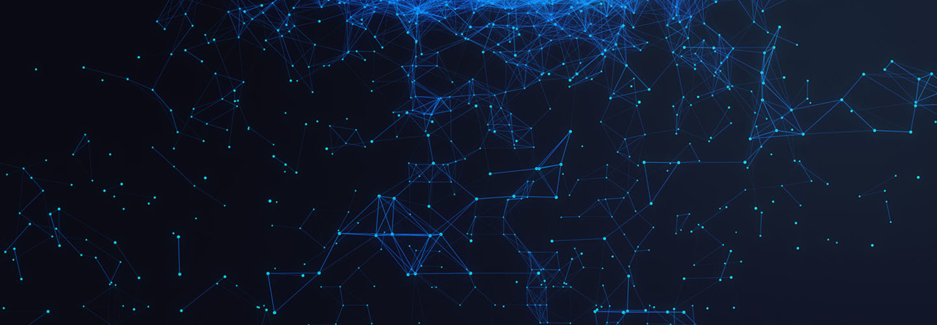 abstract blue cloud data idea; lots of lines