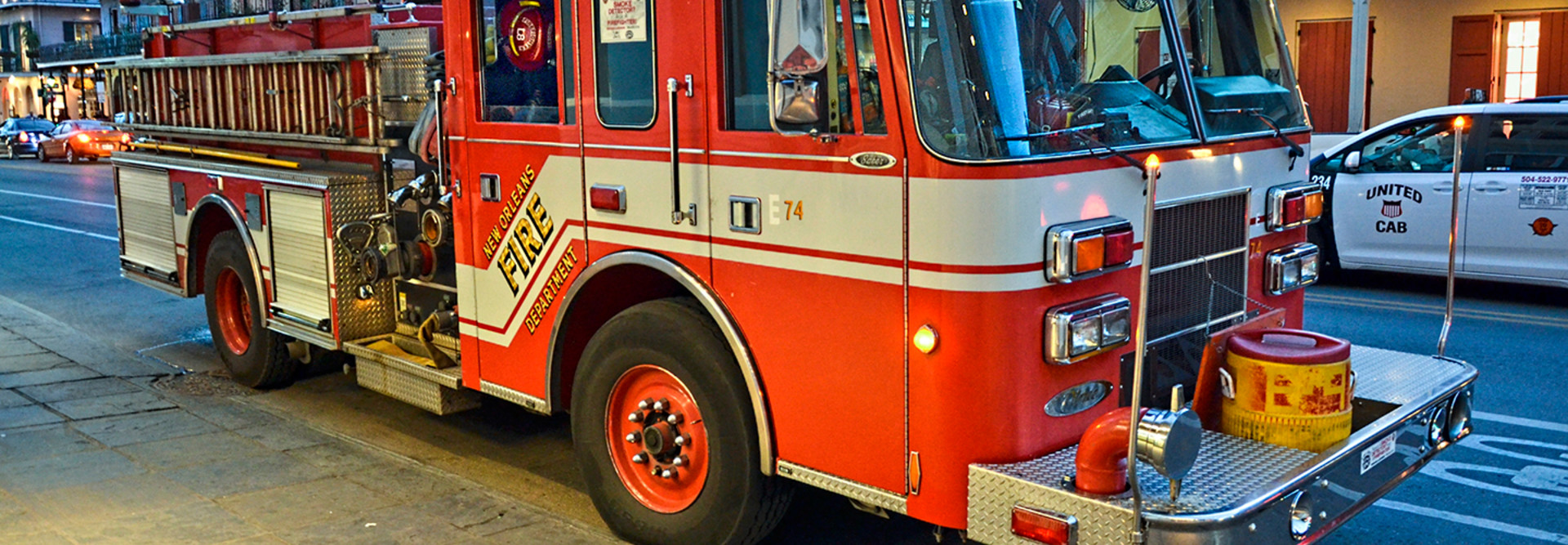 Fire truck of the New Orleans Fire Department 
