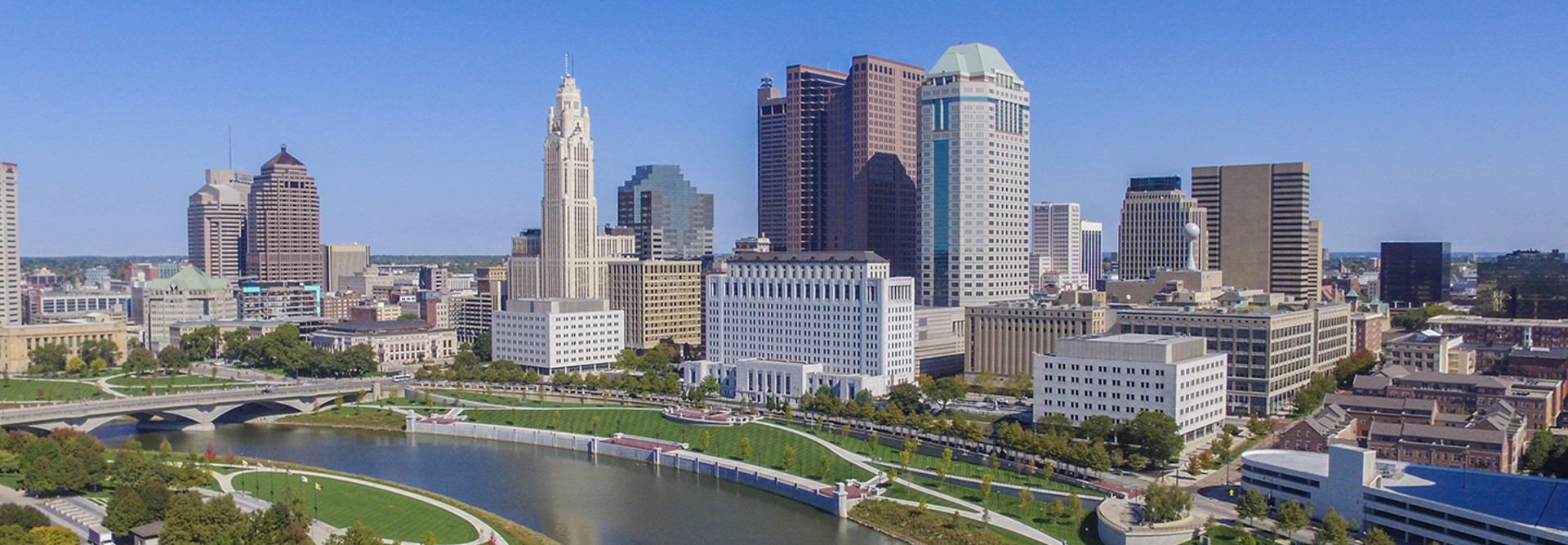 Downtown Columbus, Ohio's skyline 