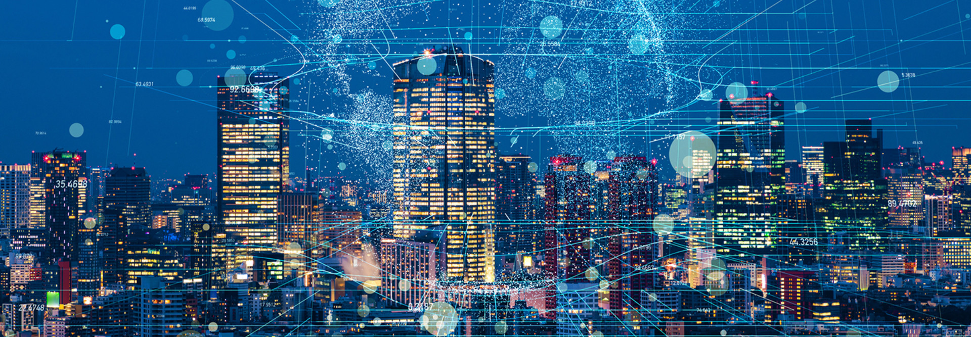 Smart City skyline 