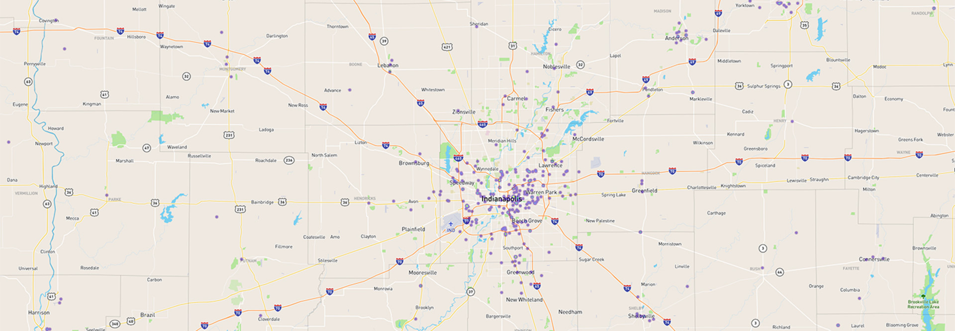 One of the data visualizations is its naloxone heat map, which shows where the overdose treatment drug has been administered across the state. 