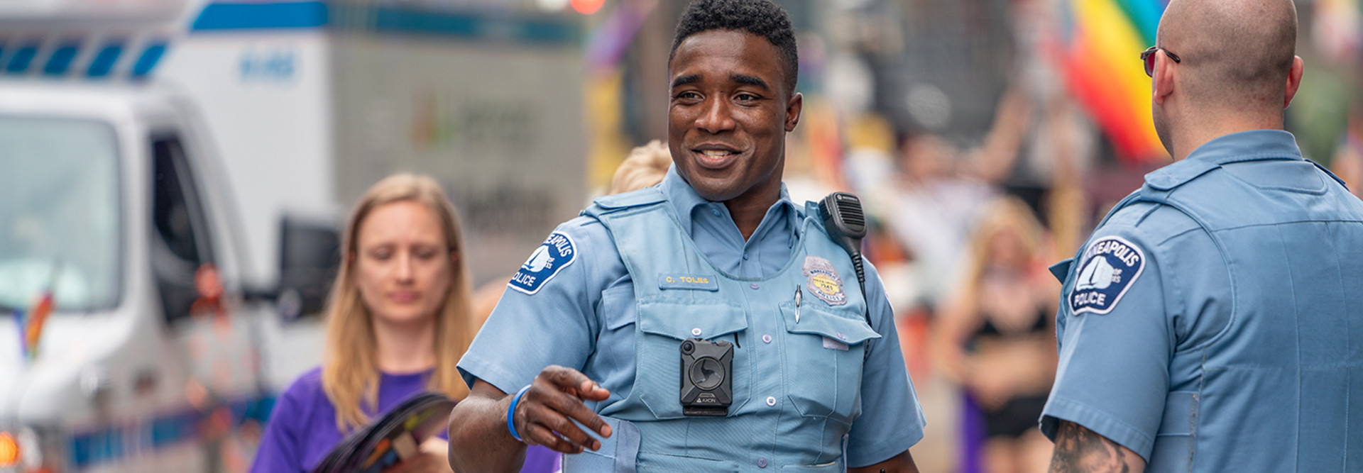 Twin Cities Pride Parade in Downtown Minneapolis, Minnesota, on June 24, 2018.