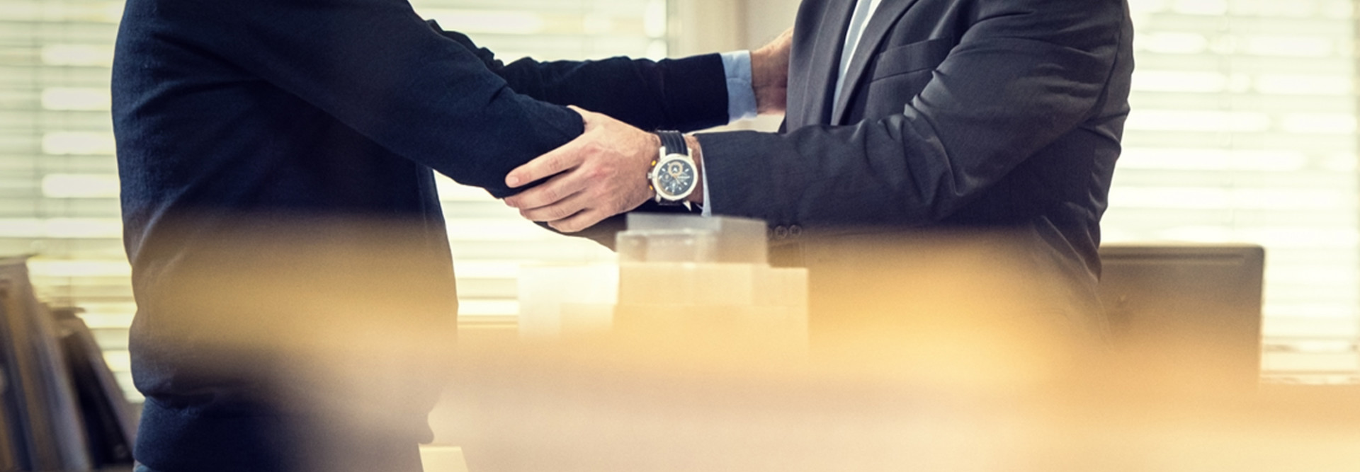 Shaking hands CIO office