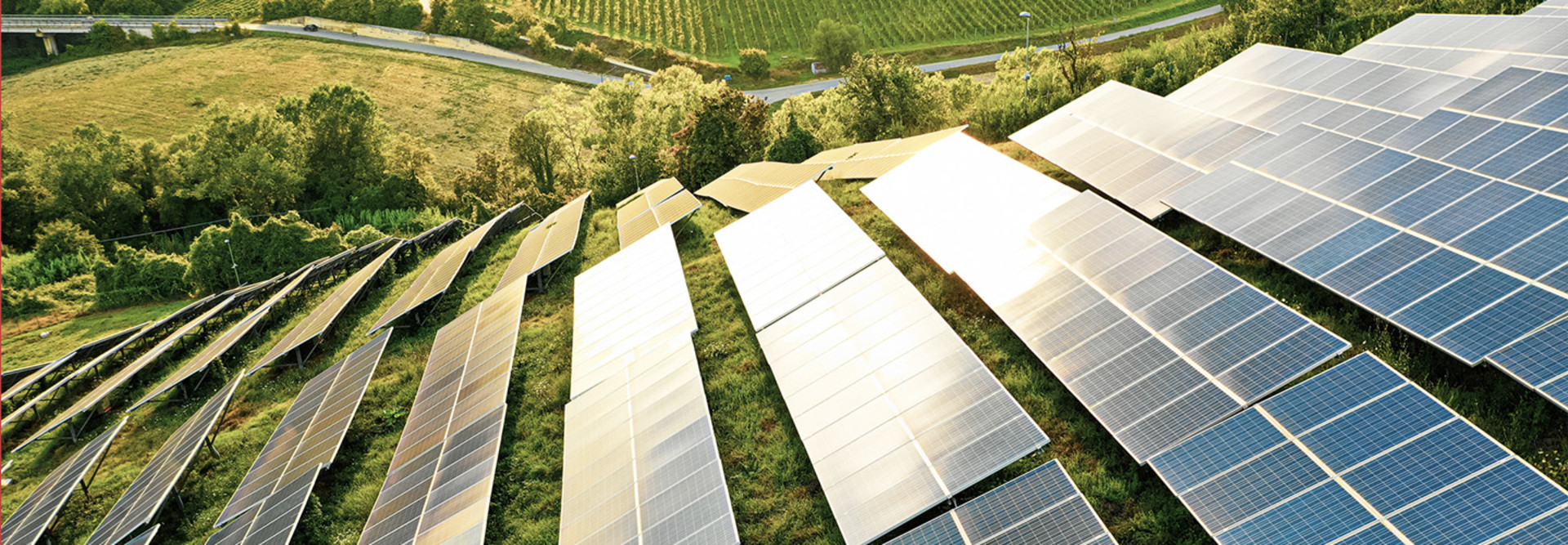 Solar panel power grid