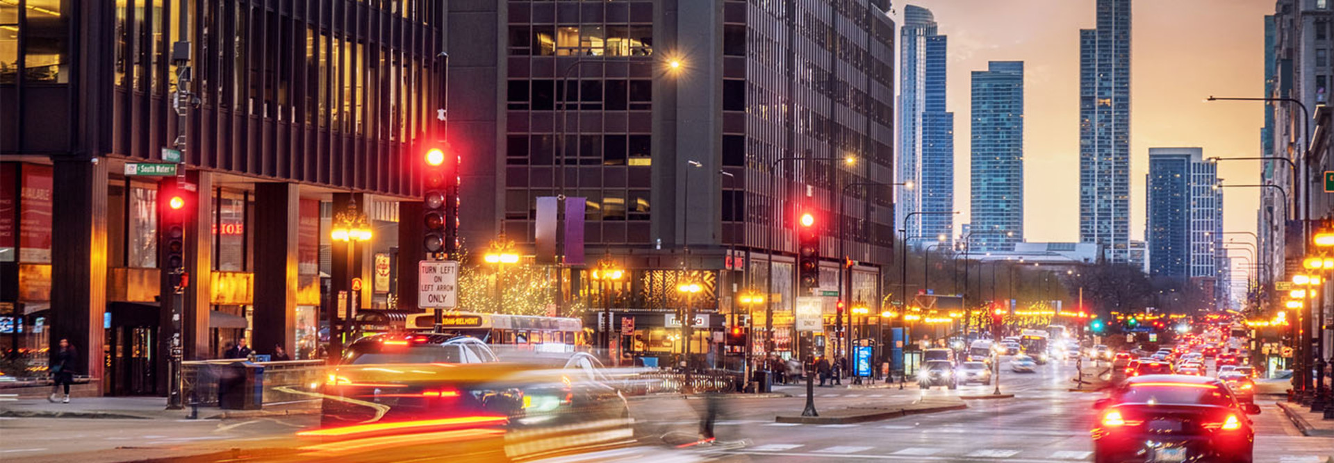 Busy Chicago Street