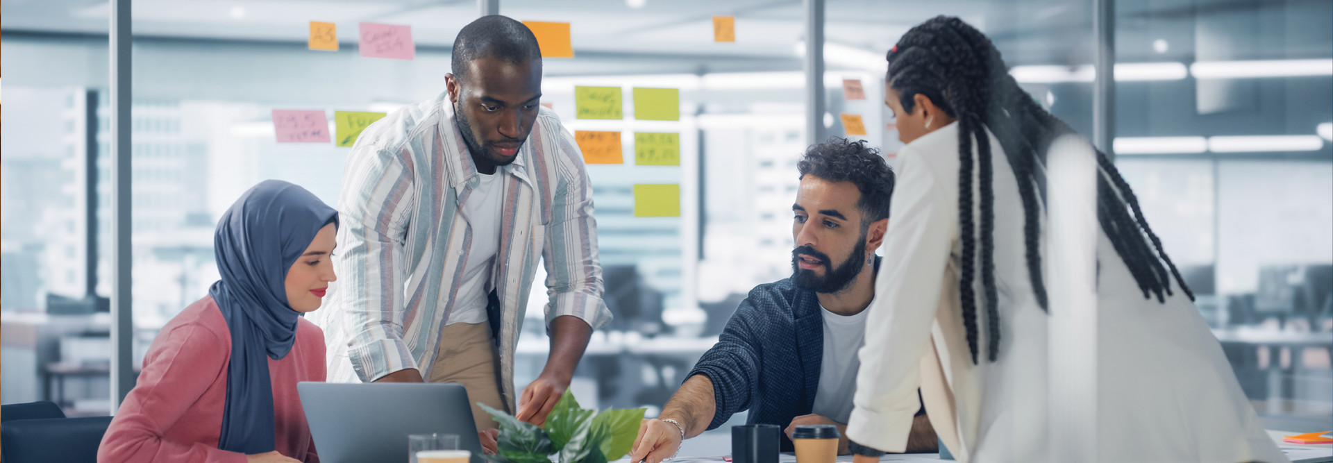 Team working in the office