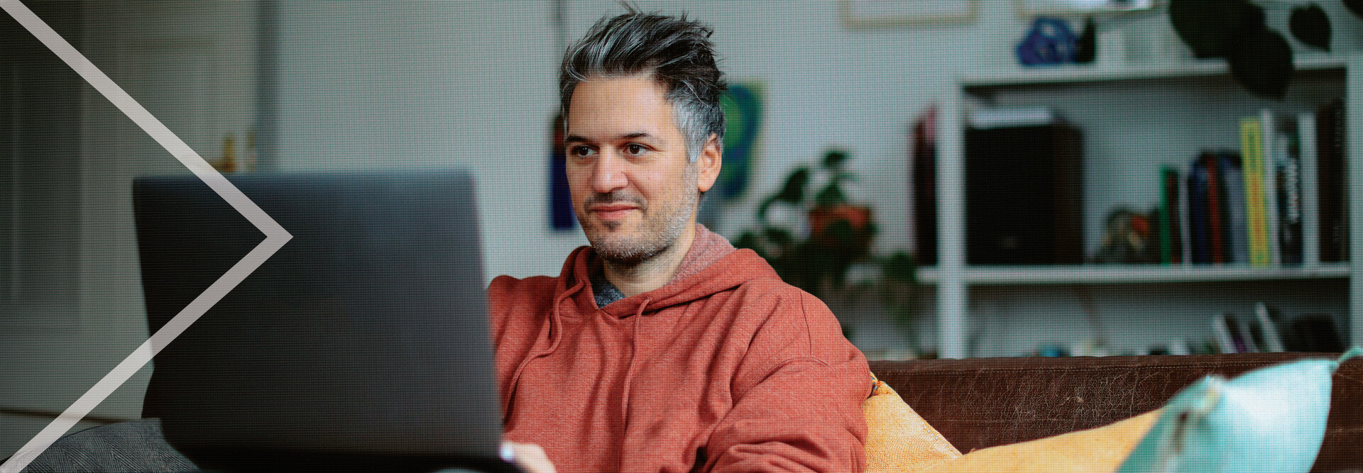 Person working remotely