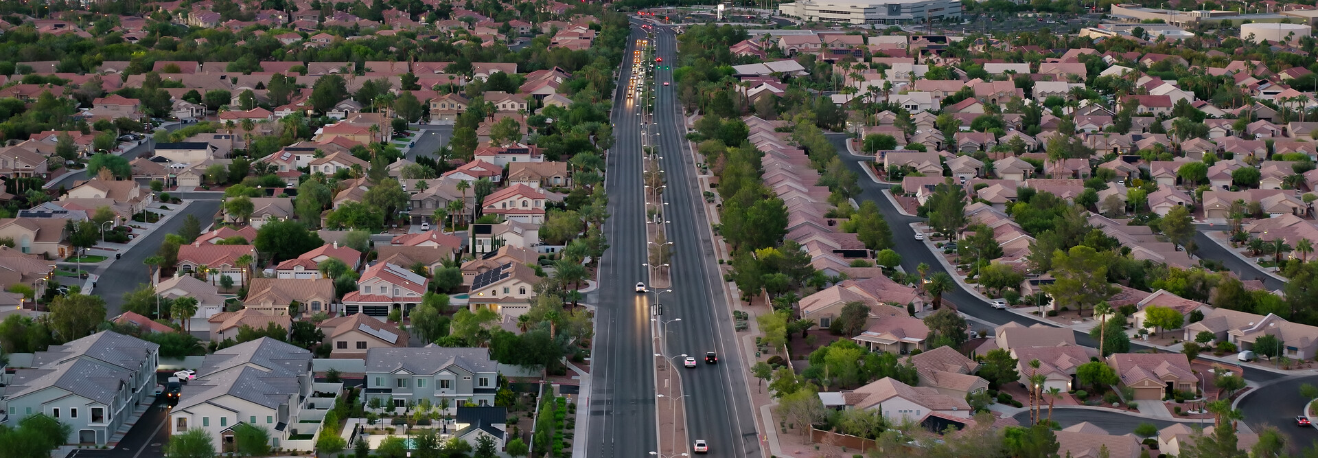 Aerial view of Clark County, Nevada