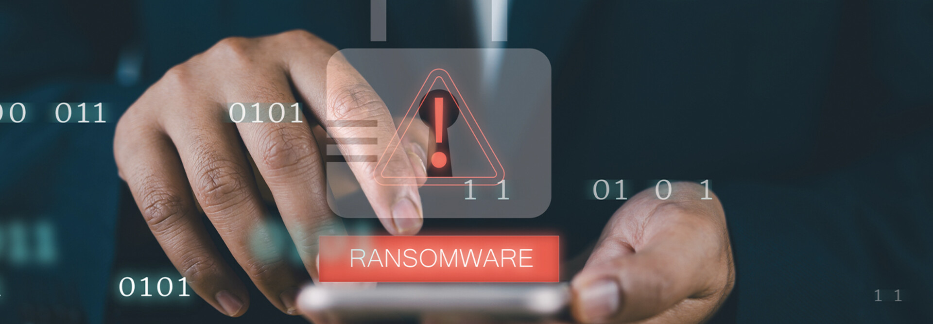 Malware attack virus alert