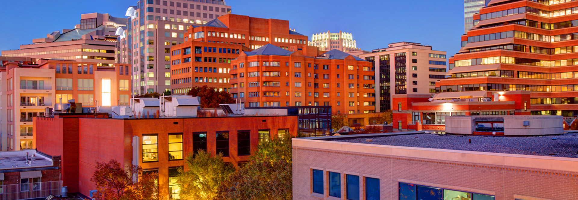 Cityscape of Bethesda Maryland