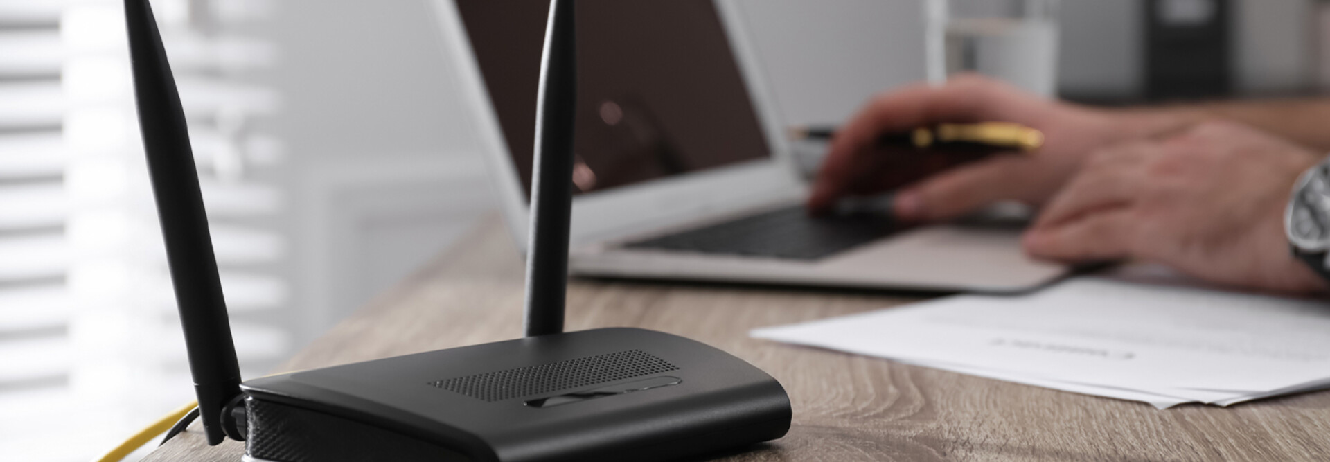 Wi-Fi Router in office
