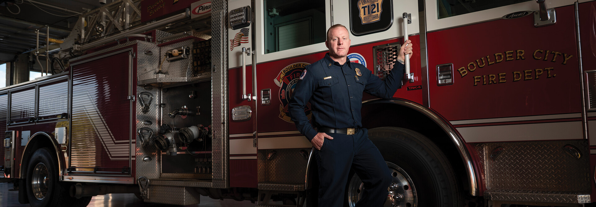 Josh Barrone, Assistant Fire Chief for Nevada’s Boulder City Fire Department