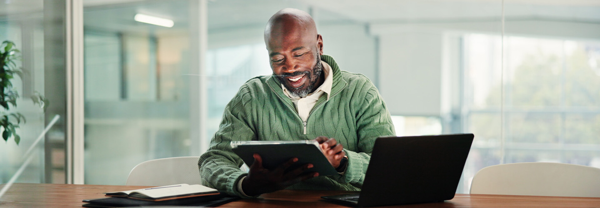 Person working in the office