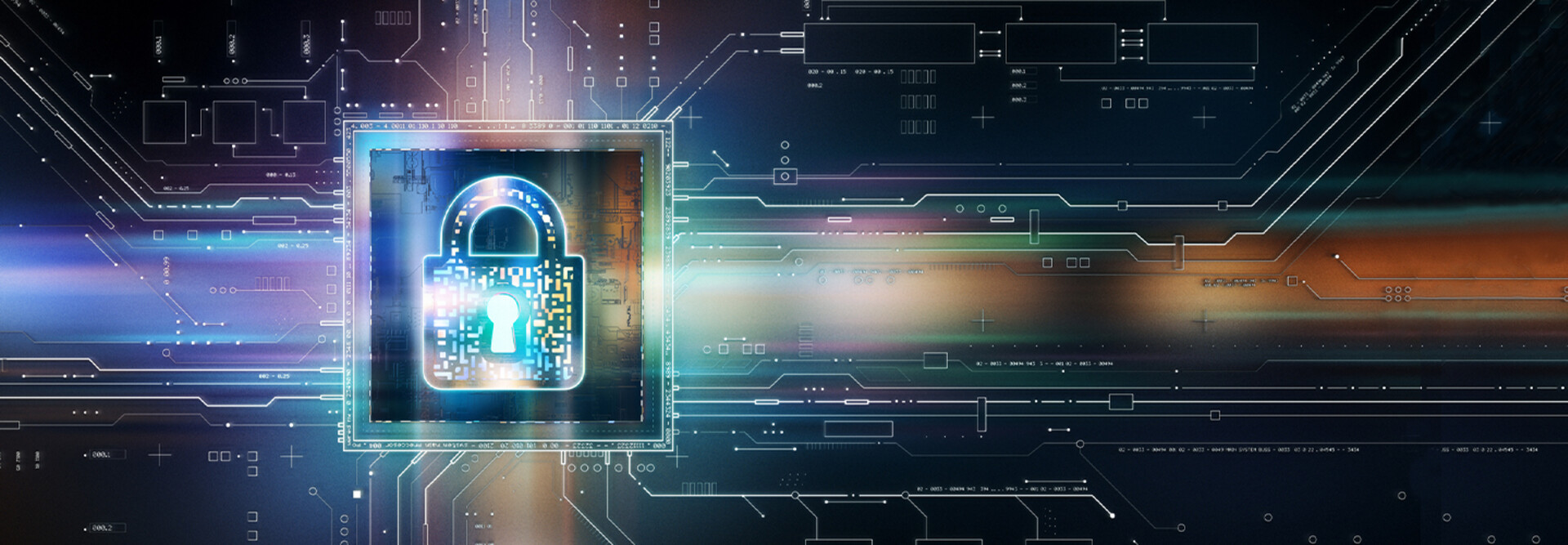 Cyber security lock in space