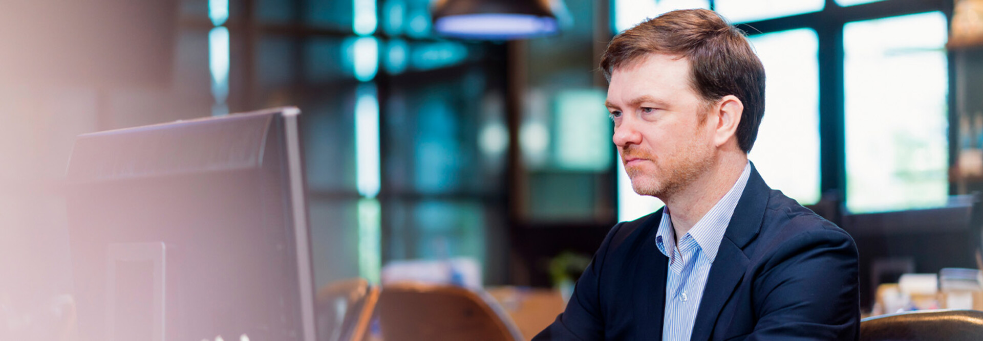 Person using computer