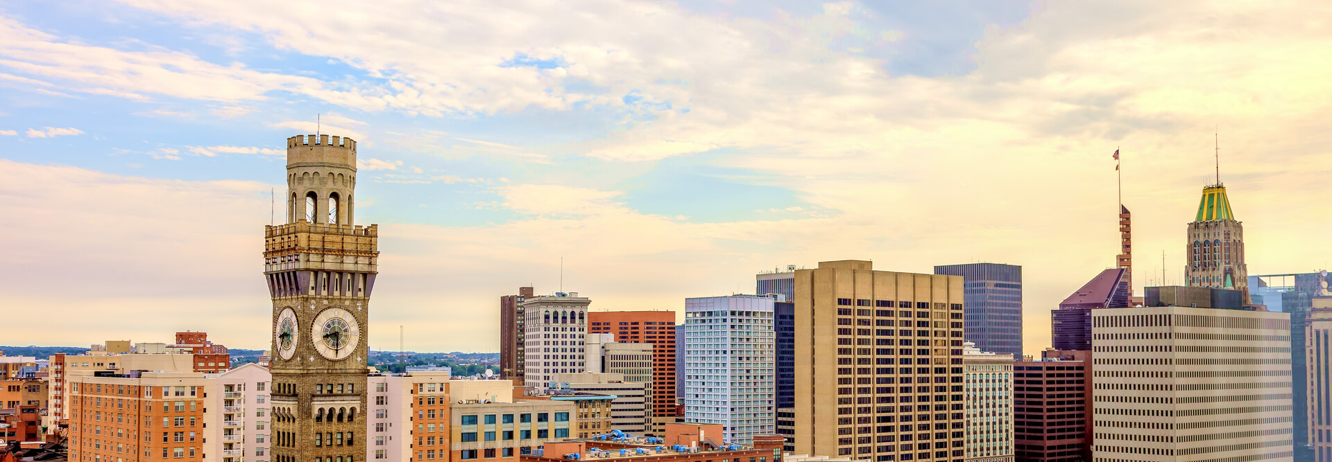 Baltimore city skyline