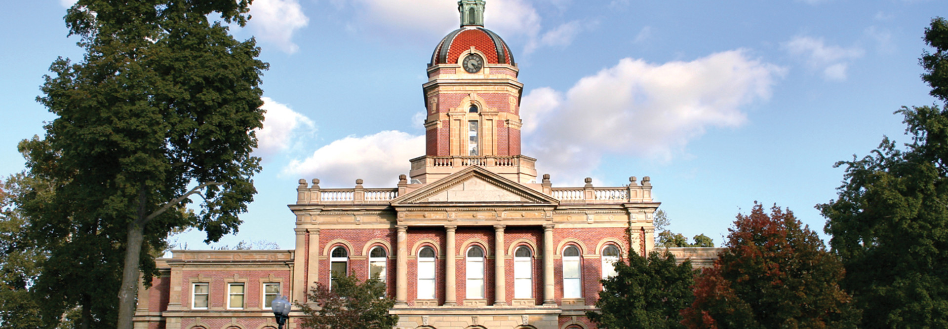 Elkhart County courthouse in Goshen, Ind.