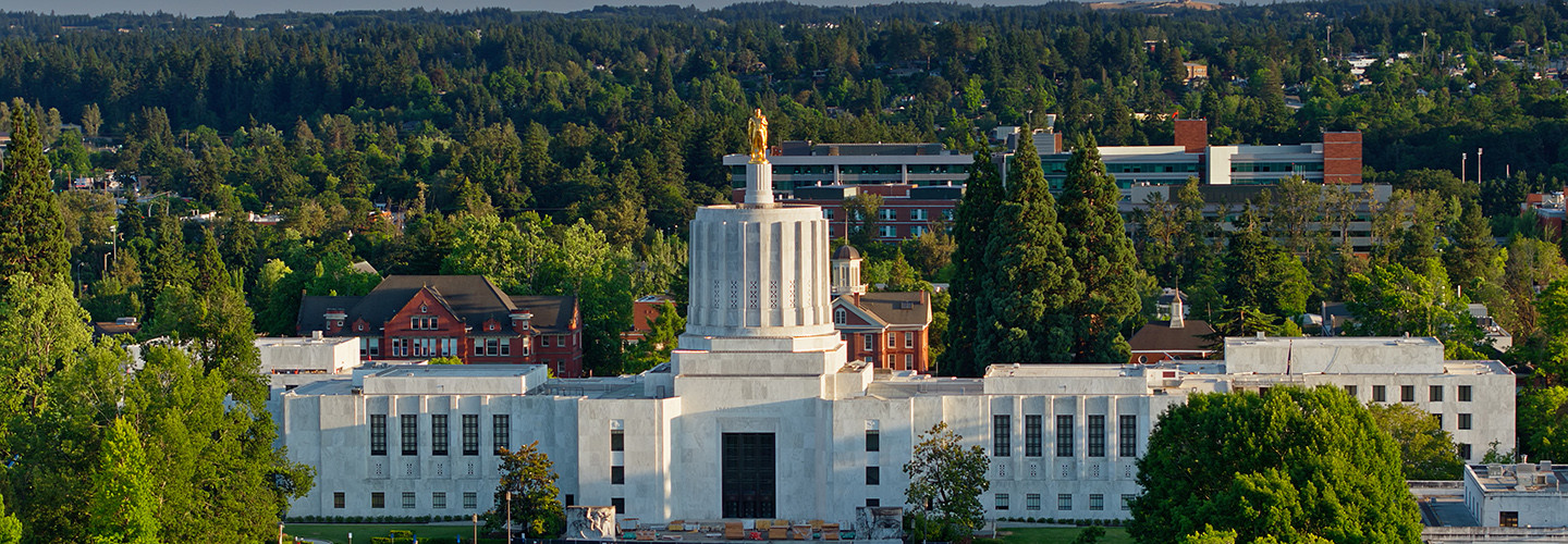 Oregon state capitol building.