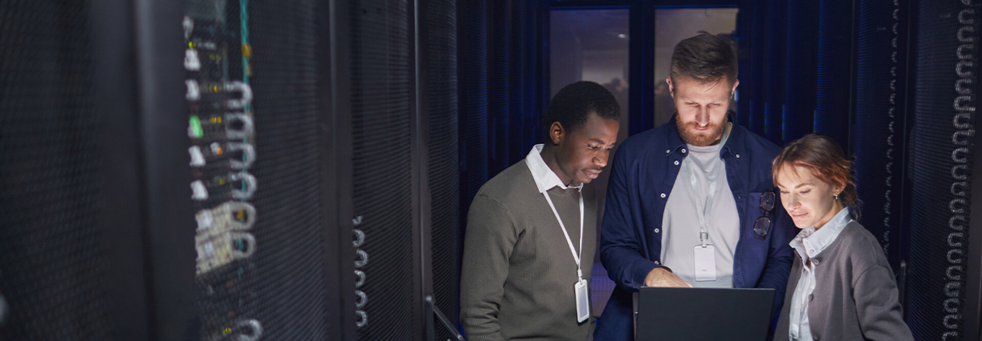 IT team collaborating