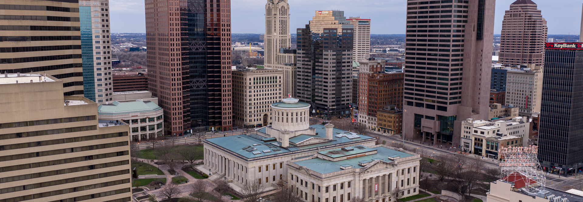 Ohio State Capitol building in Columbus, Ohio