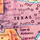 Map of Texas and surrounding states