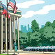 Illustration of crime center
