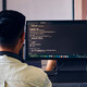 People coding in the office
