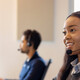 Person answering calls