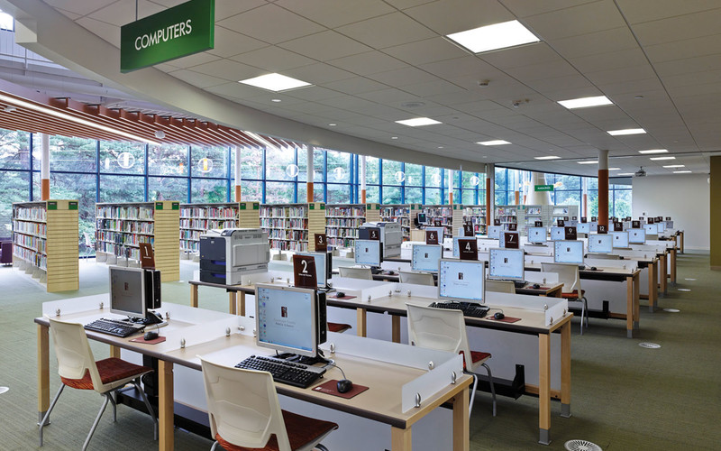 At Cuyahoga County Public Library, Cuyahoga Works encourages patrons to take classes and obtain stackable credentials that can be used to advance their careers. 