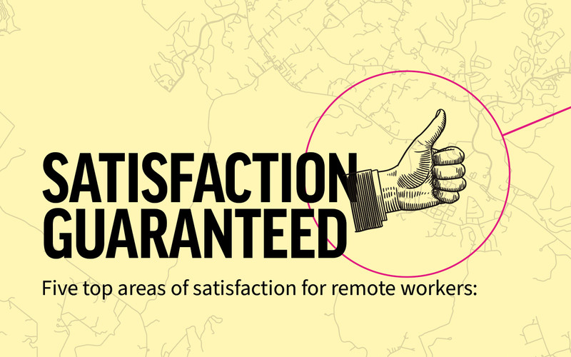 Satisfaction Guaranteed: Five top areas of satisfaction for remote workers. 