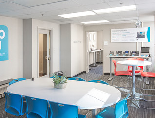 DiscoTech room at the Wake County innovation lab 