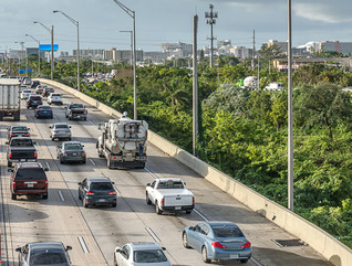 Traffic on a highway 