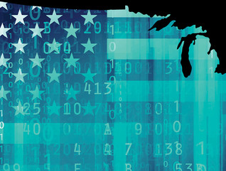 USA cybersecurity map 