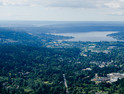 View of lake Sammamish and Issaquah from Poo Poo Point, Eastside, Washington
