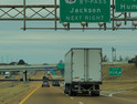 I-40 at the U.S. 45 Bypass interchange in Jackson