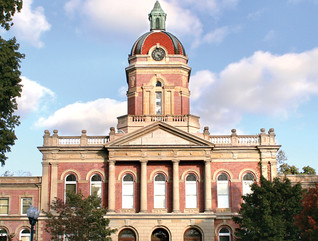 Elkhart County courthouse in Goshen, Ind.