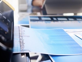 Close up of printer