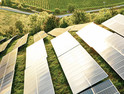 Solar panel power grid