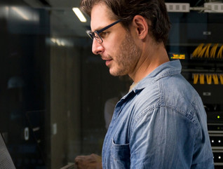 IT technician in data center