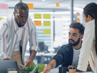 Team working in the office